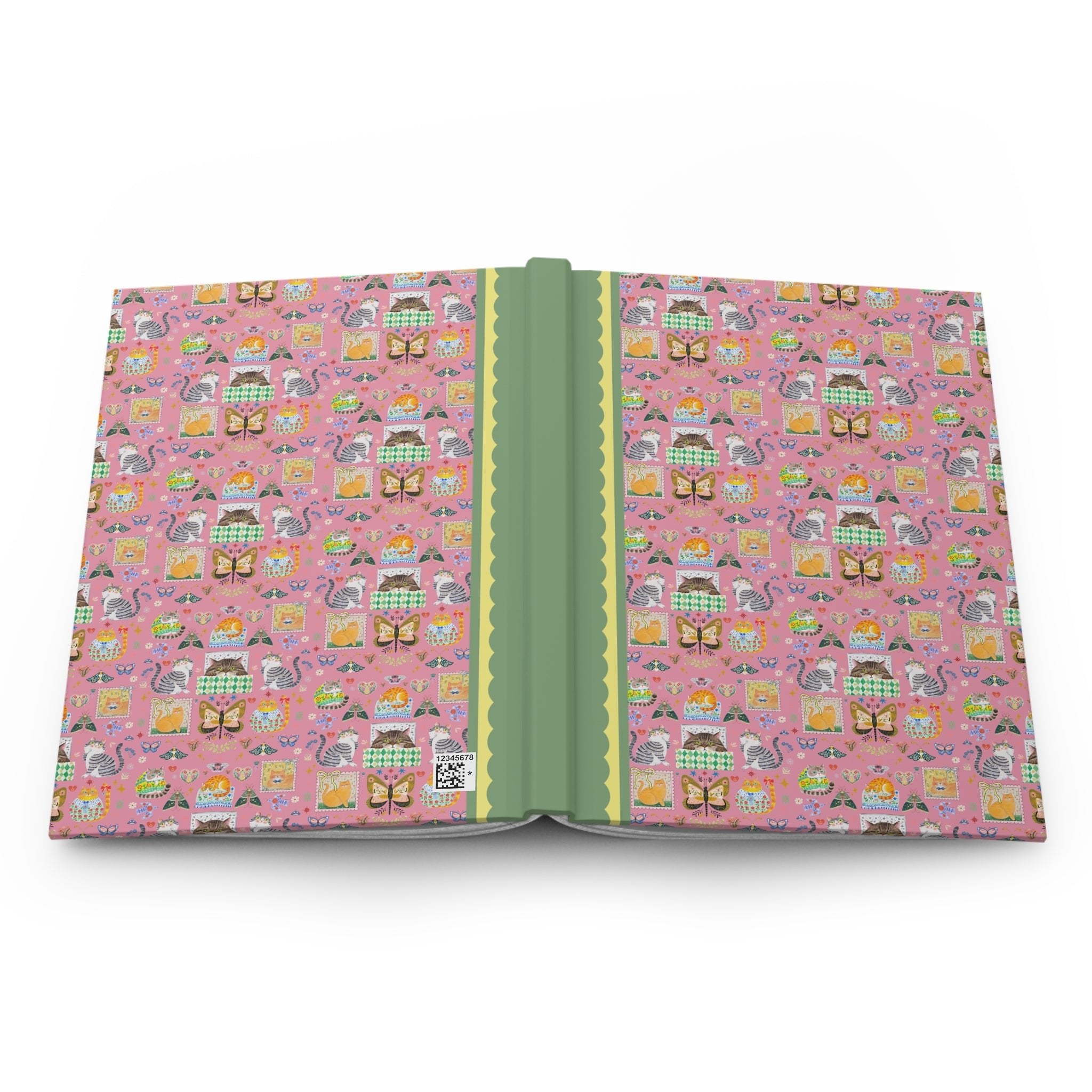 Floral Cat Notebook - Opal and June