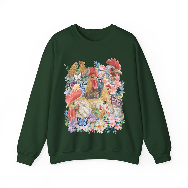 Floral Chicken Lady Shirt - Opal and June