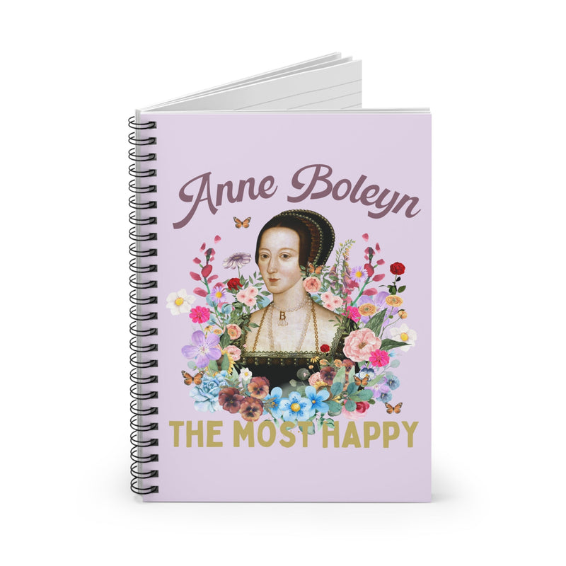Floral Cottagecore Notebook for History Lover: Anne Boleyn - Opal and June