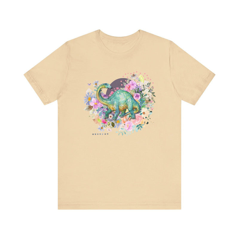 Floral Dinosaur T-Shirt for Brachiosaurus Lover - Opal and June