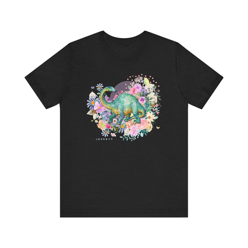 Floral Dinosaur T-Shirt for Brachiosaurus Lover - Opal and June