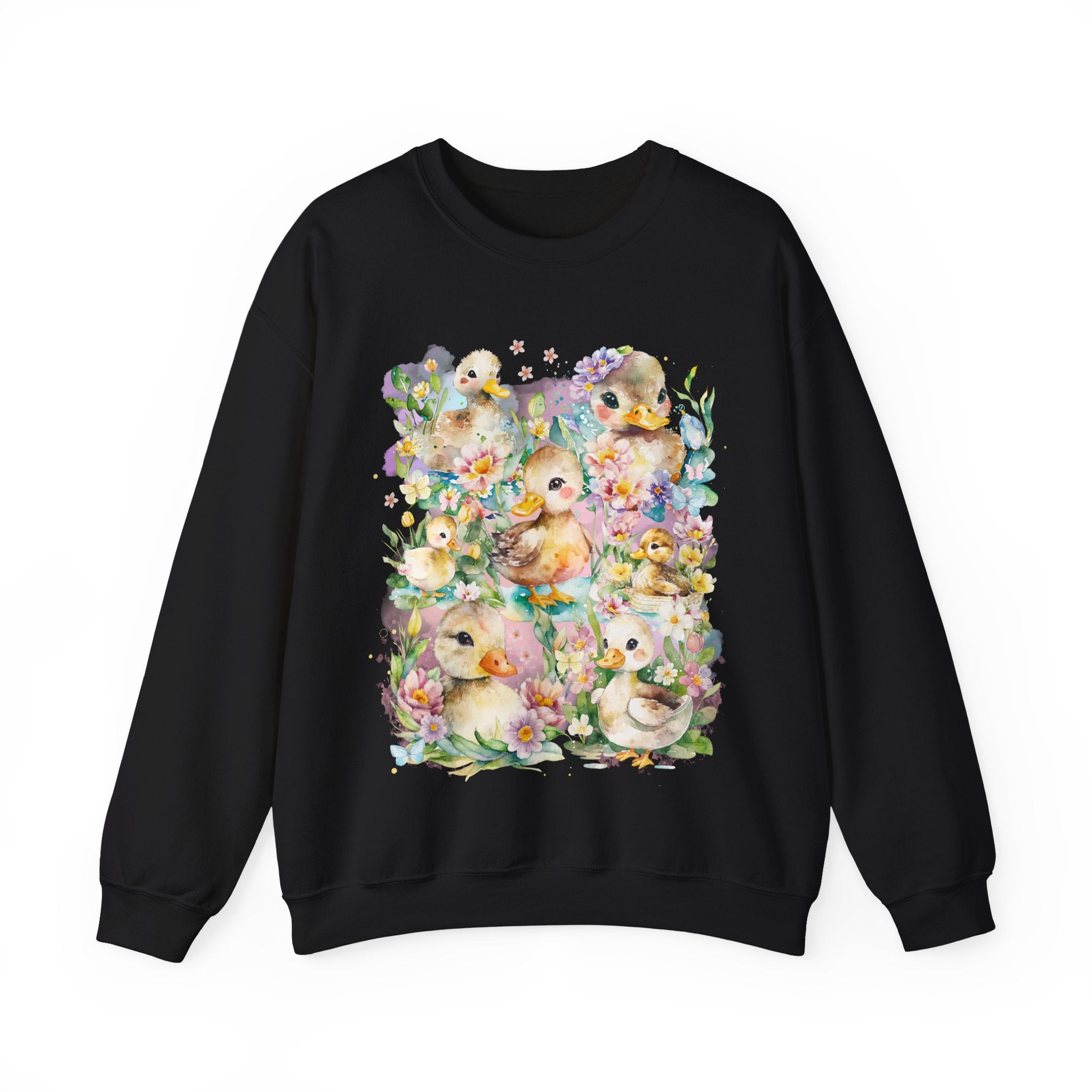 Floral Duck Sweatshirt - Opal and June