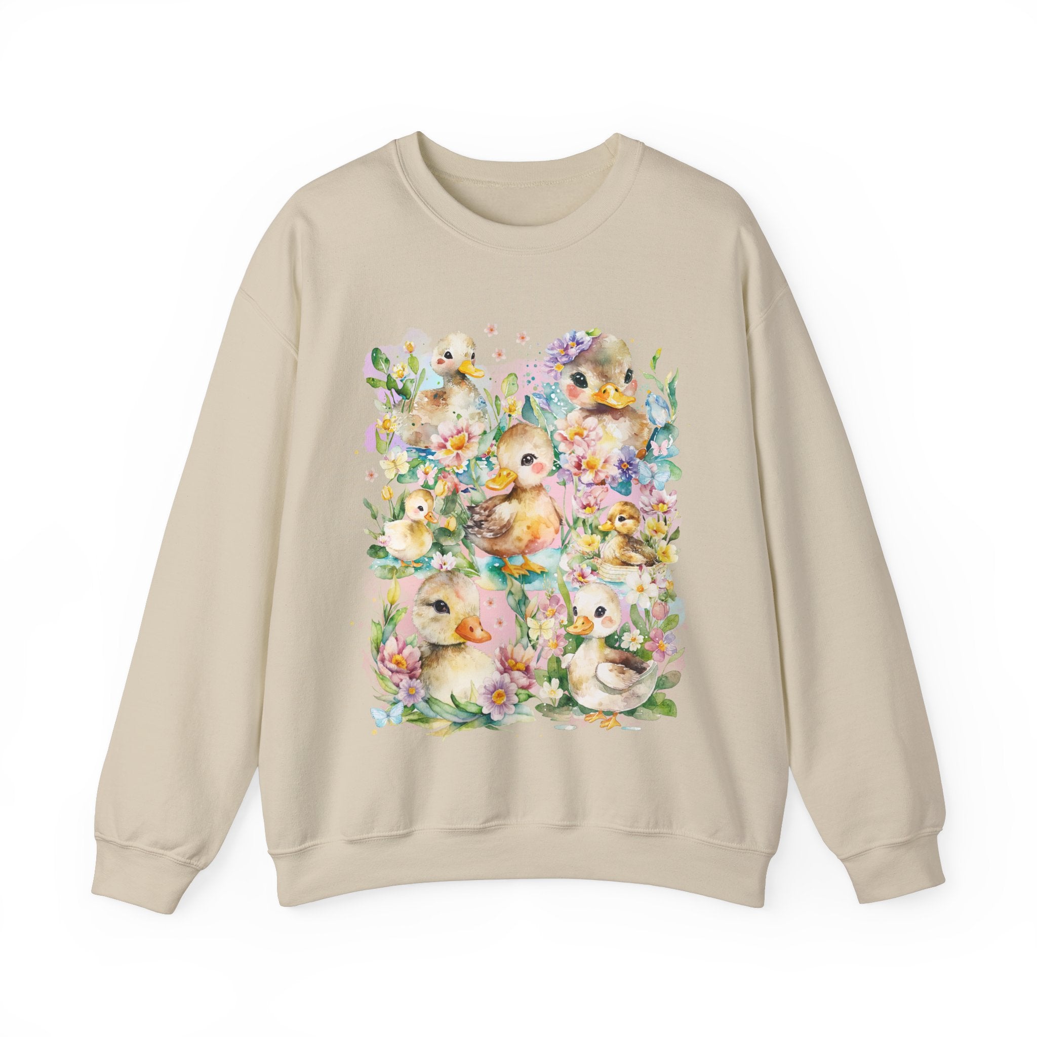 Floral Duck Sweatshirt - Opal and June