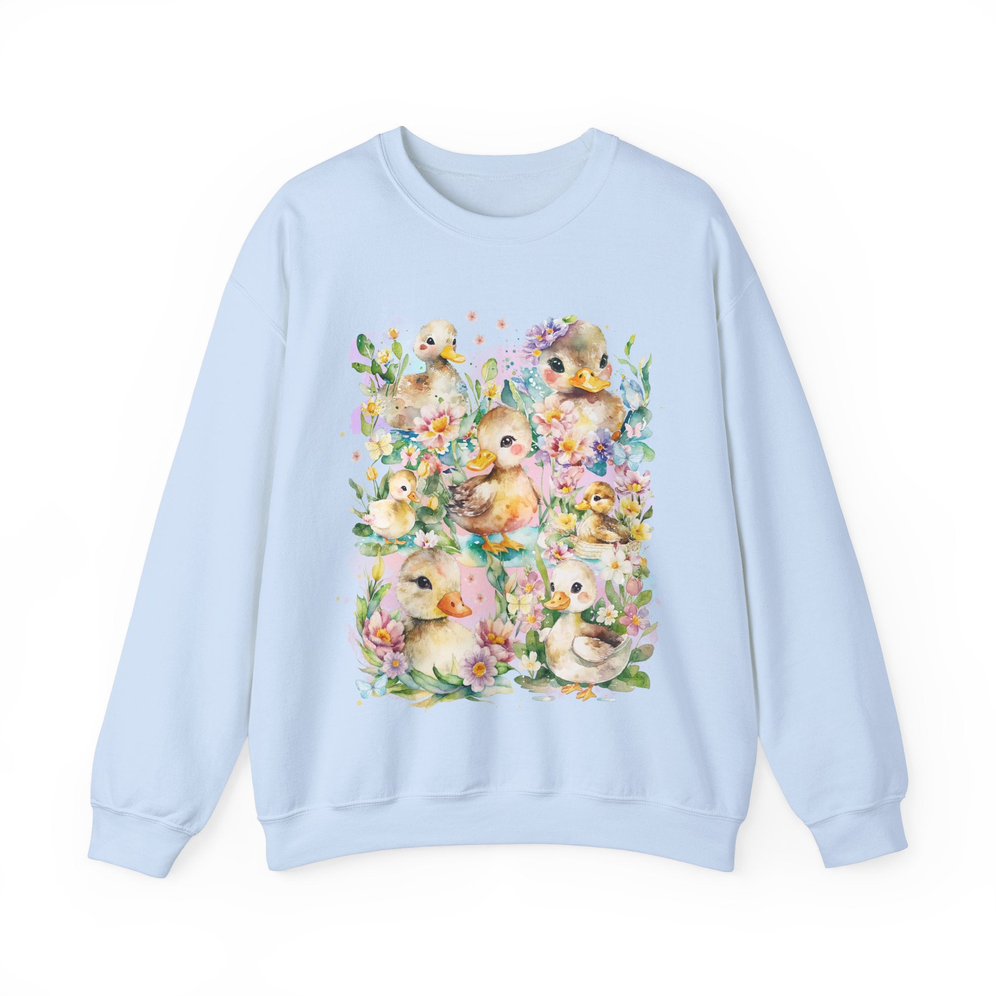 Floral Duck Sweatshirt - Opal and June