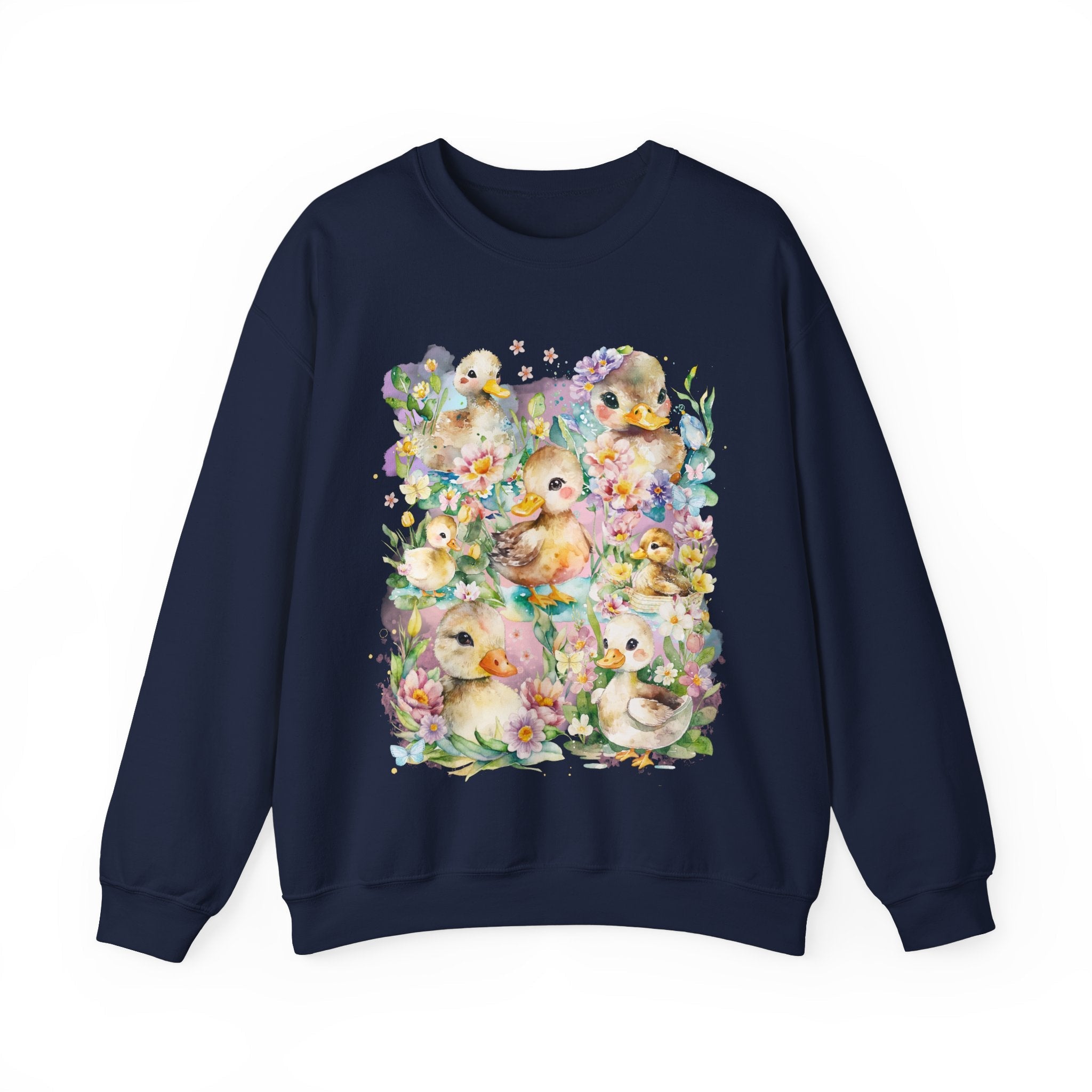 Floral Duck Sweatshirt - Opal and June
