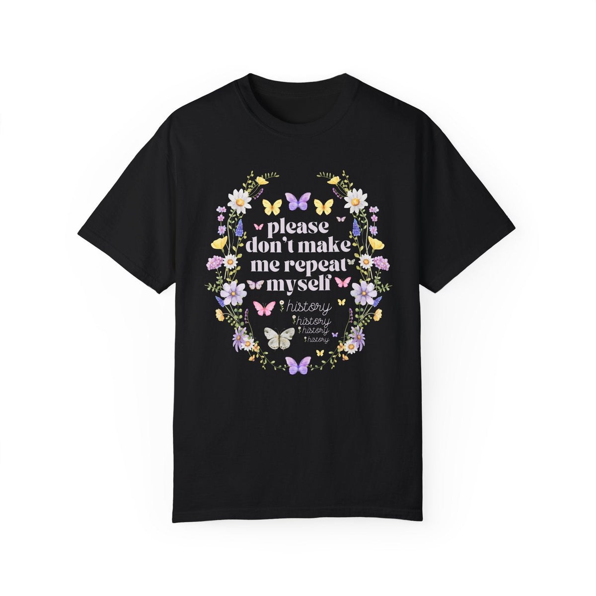 Floral History Buff Tee Shirt - Opal and June