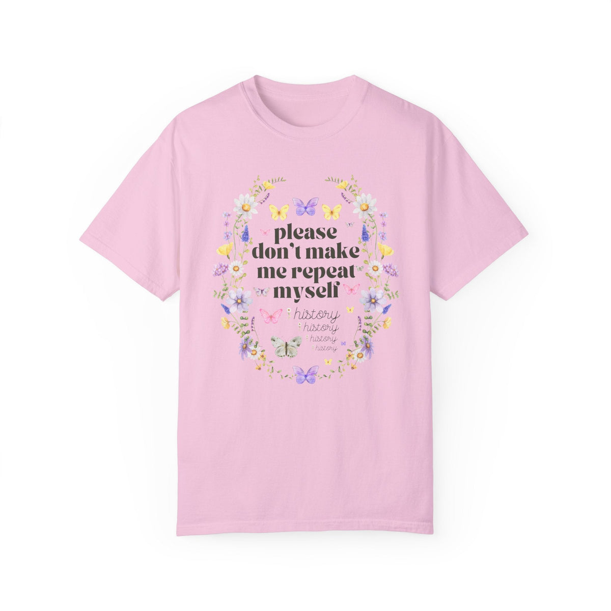 Floral History Buff Tee Shirt - Opal and June