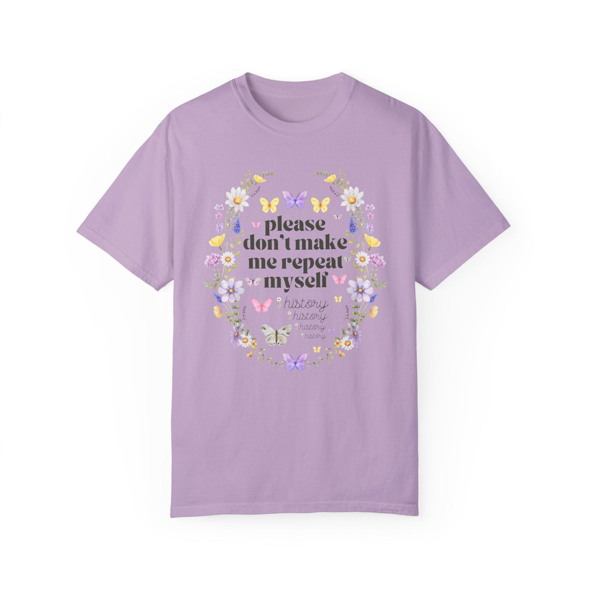 Floral History Buff Tee Shirt - Opal and June