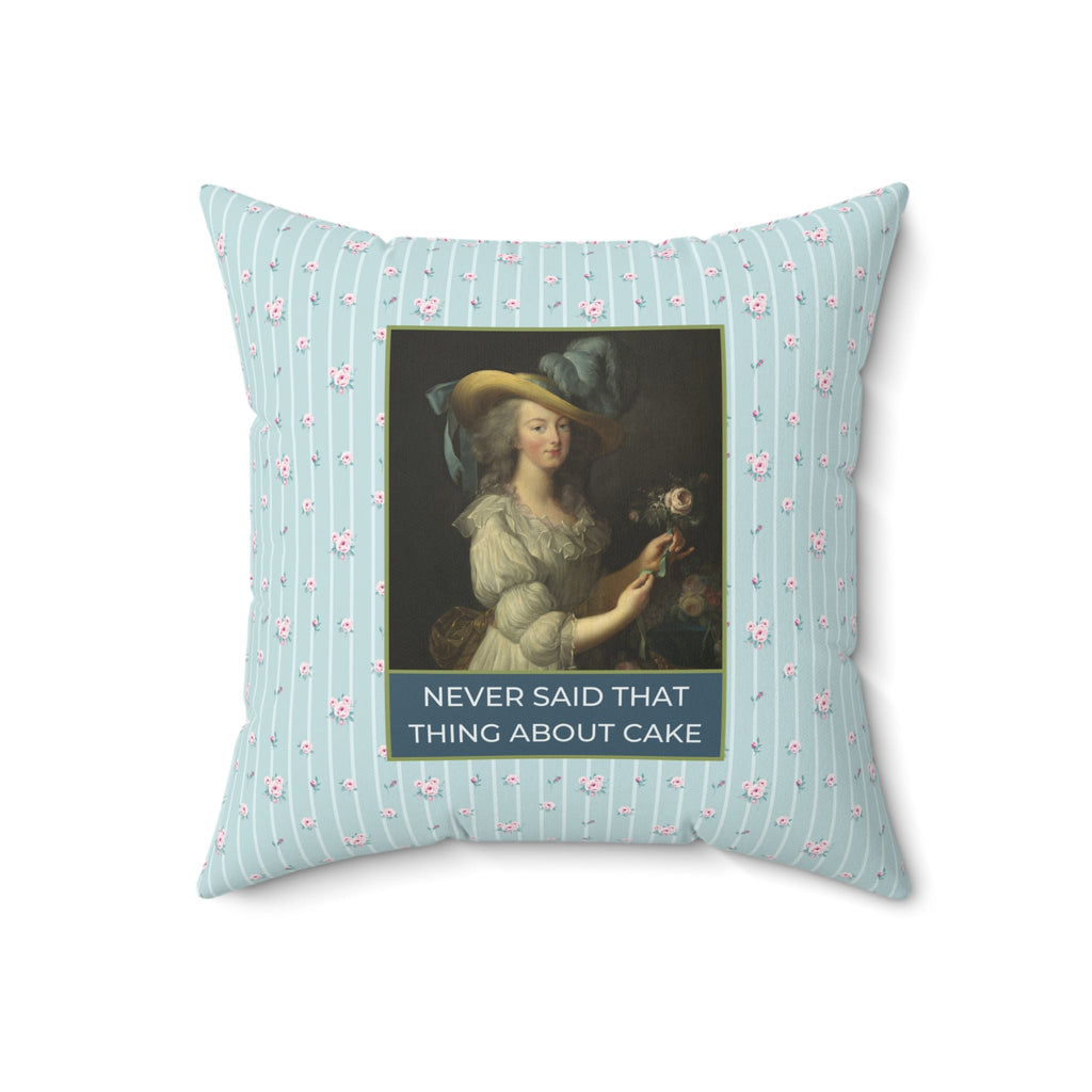 Floral History Pillow for Social Studies Teacher: Marie Antoinette - Opal and June