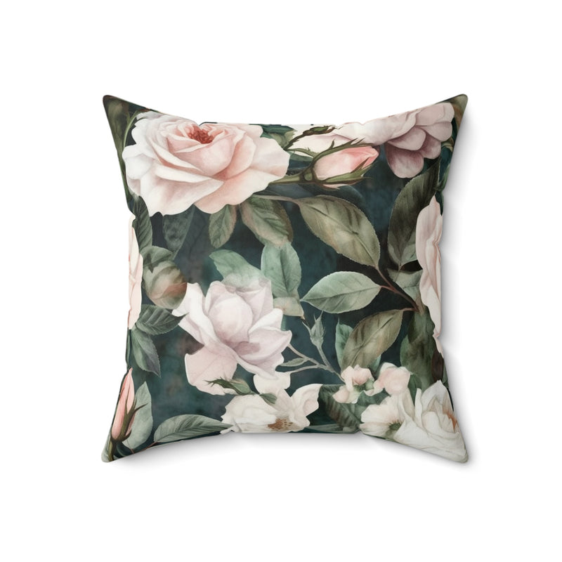 Floral History Pillow with Roses: Anne Boleyn Did Nothing Wrong | Cute Tudor History Pillow - Opal and June