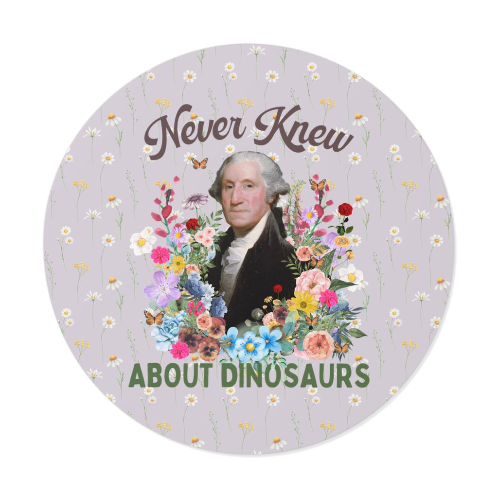 Floral History Sticker: George Washington - Opal and June