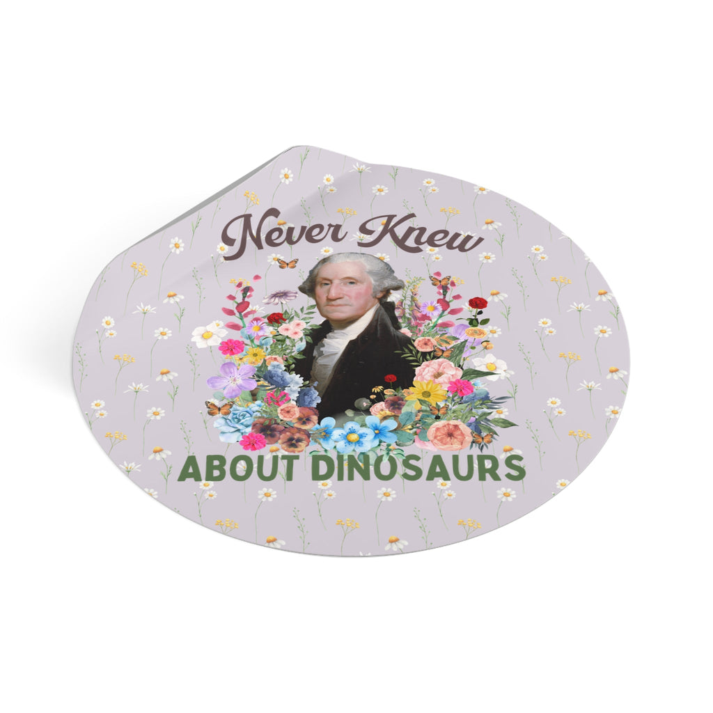 Floral History Sticker: George Washington - Opal and June