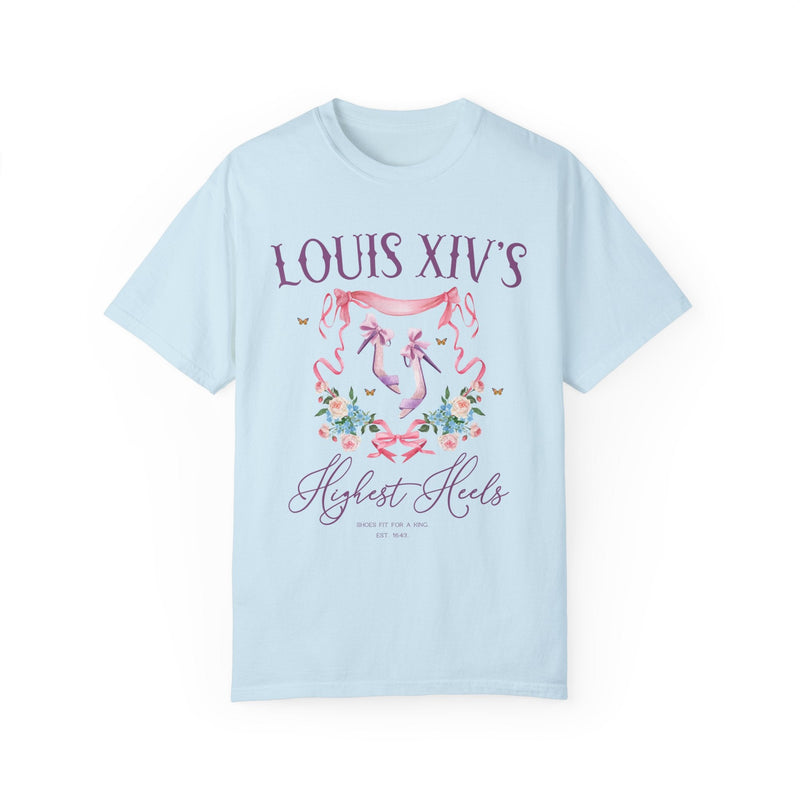 Floral History T-Shirt, Friend Who Loves French History and Fashion, Social Studies Teacher Gift, Cute Louis XIV History Shirt with Flowers - Opal and June