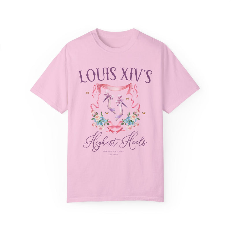 Floral History T-Shirt, Friend Who Loves French History and Fashion, Social Studies Teacher Gift, Cute Louis XIV History Shirt with Flowers - Opal and June