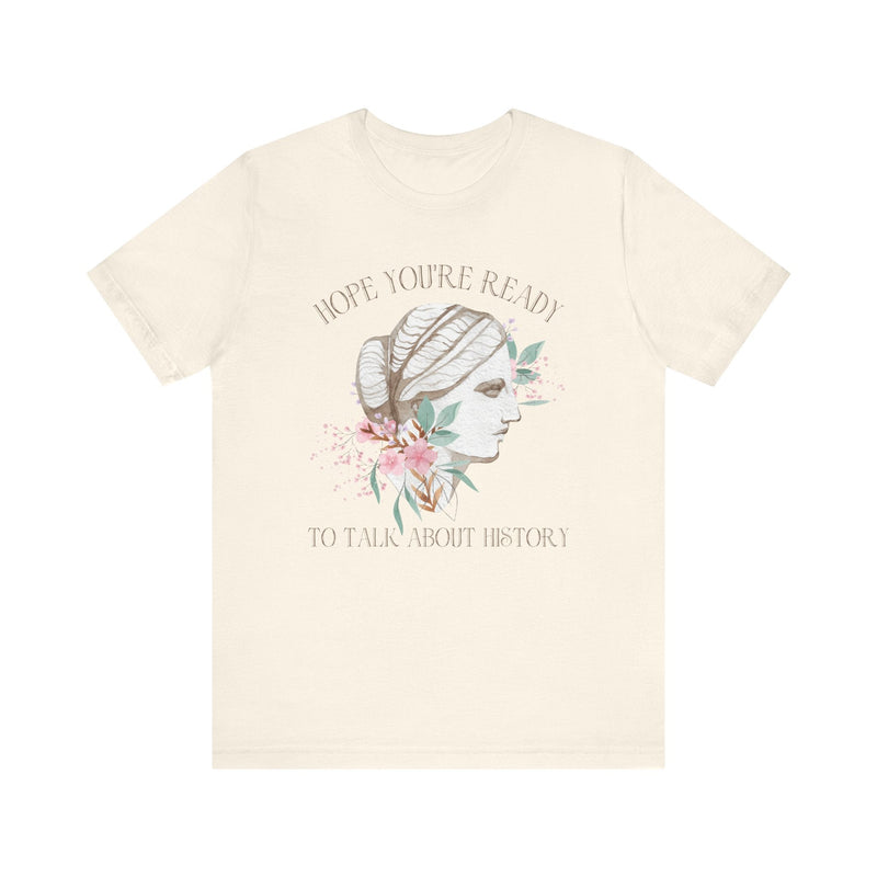 Floral History Teacher Tee Shirt - Opal and June