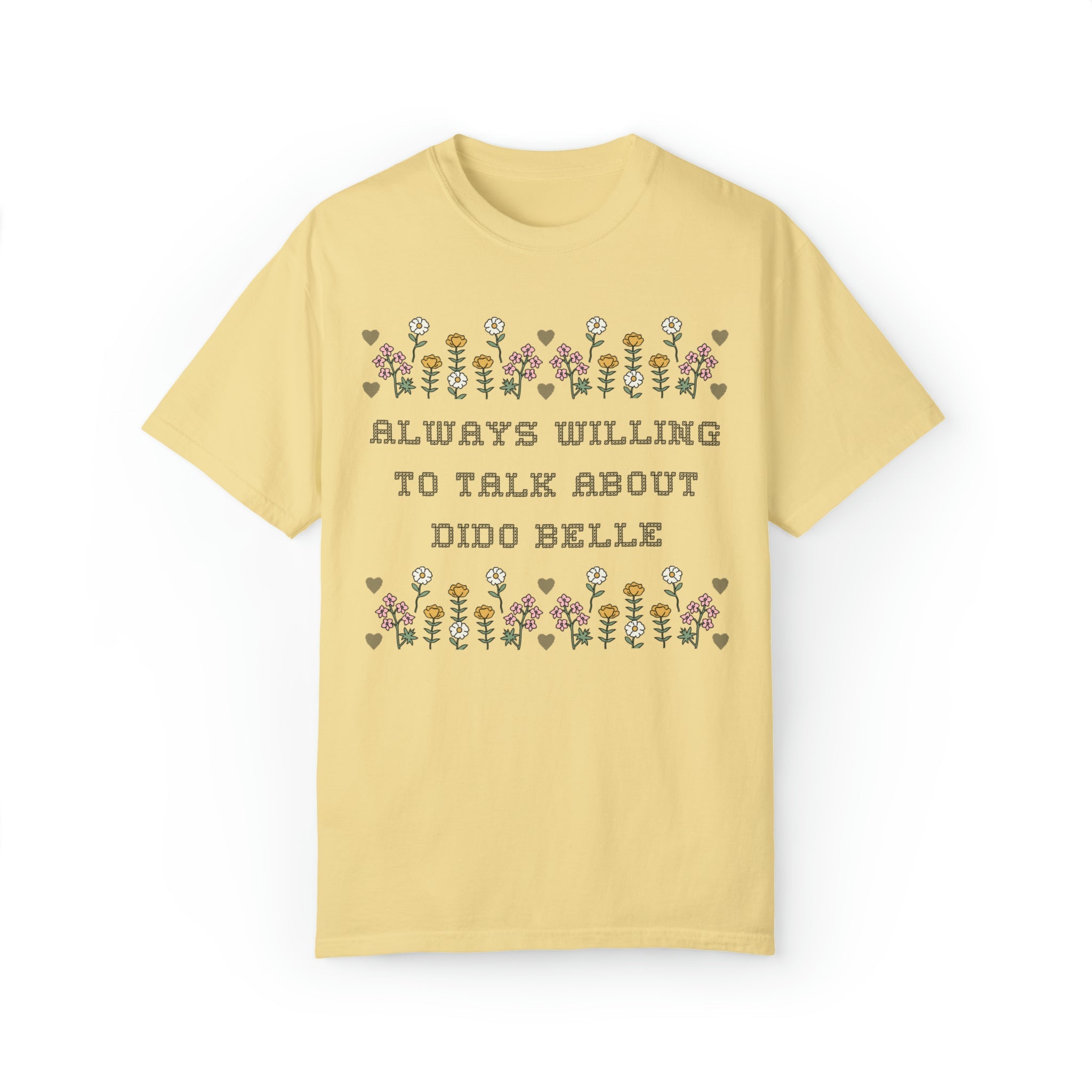 Floral History Tee Shirt: Always Willing to Talk About Dido Belle - Opal and June