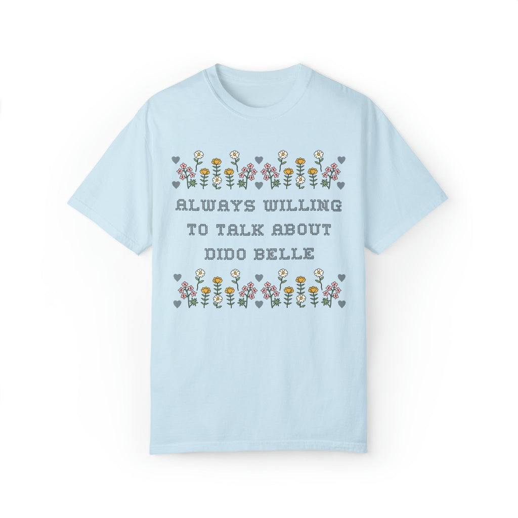 Floral History Tee Shirt: Always Willing to Talk About Dido Belle - Opal and June