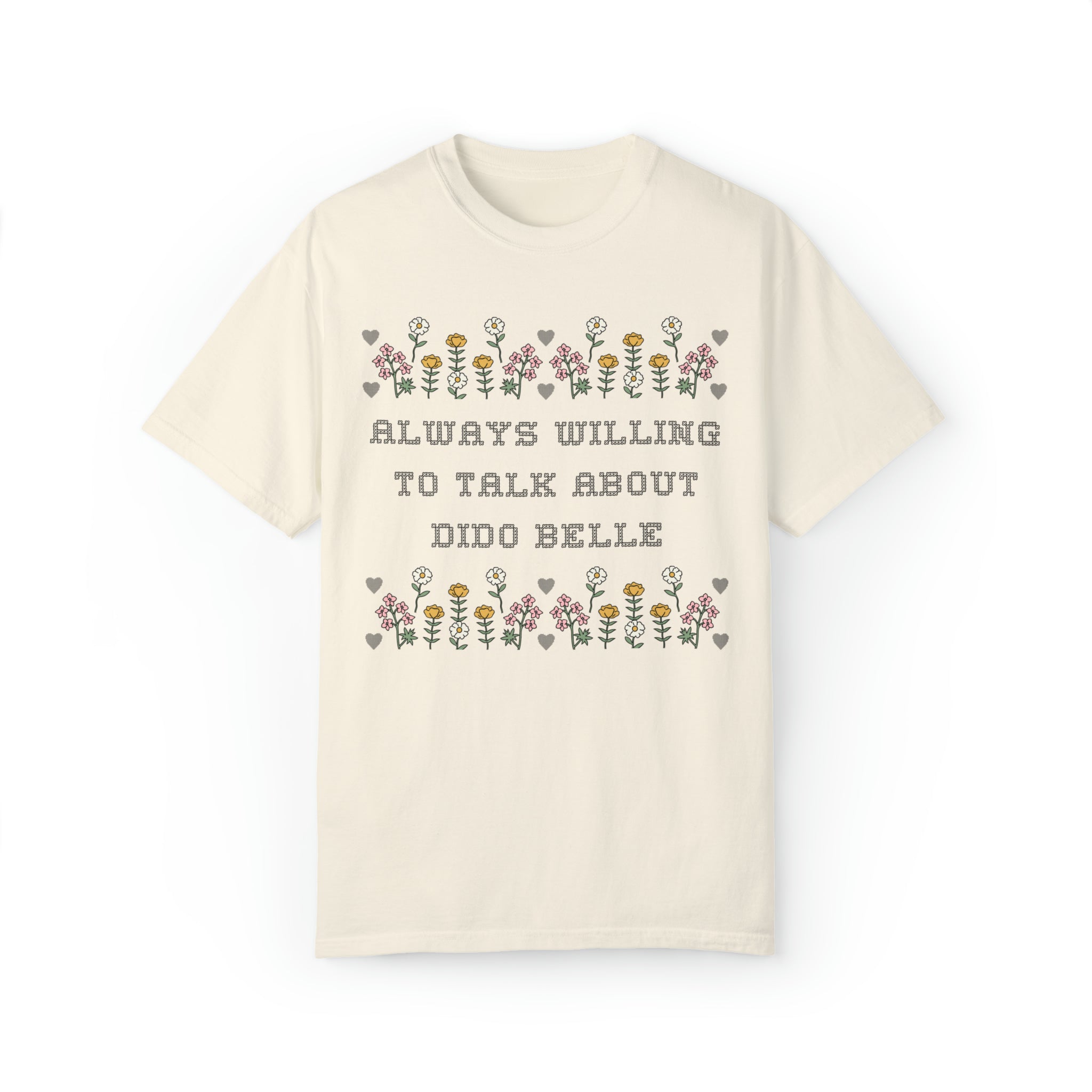 Floral History Tee Shirt: Always Willing to Talk About Dido Belle - Opal and June