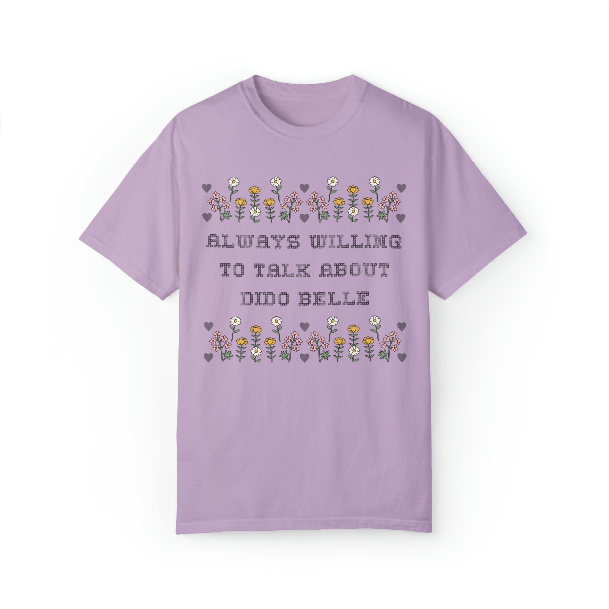 Floral History Tee Shirt: Always Willing to Talk About Dido Belle - Opal and June