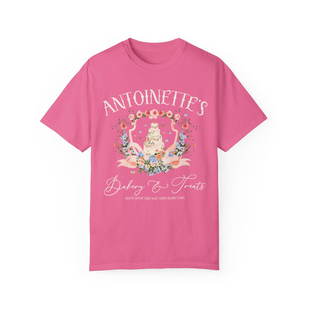 Floral History Tee Shirt for Friend Who Loves Marie Antoinette: Never Said That Thing About Cake, French History Professor or Major Shirt - Opal and June