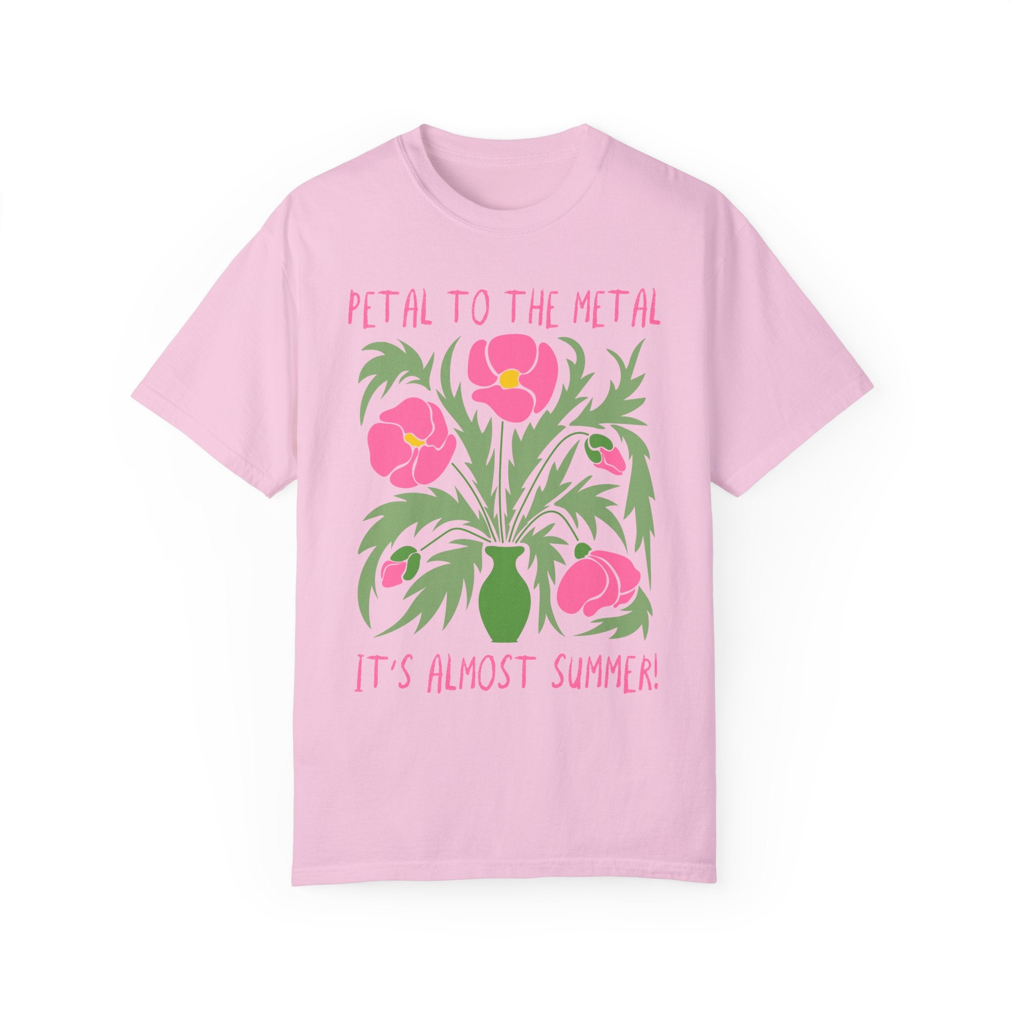 Floral Last Day of School Tee Shirt with Funny Saying, Last Week of School Almost Summer T-Shirt with Flowers, School Counselor or Librarian - Opal and June
