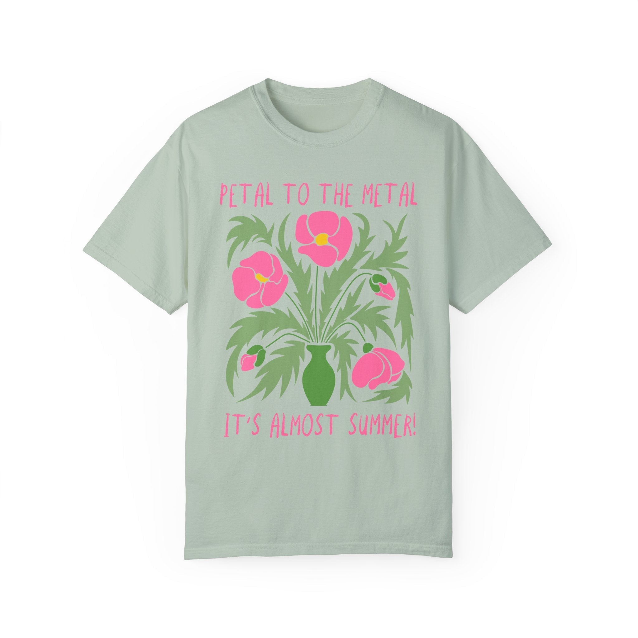 Floral Last Day of School Tee Shirt with Funny Saying, Last Week of School Almost Summer T-Shirt with Flowers, School Counselor or Librarian - Opal and June