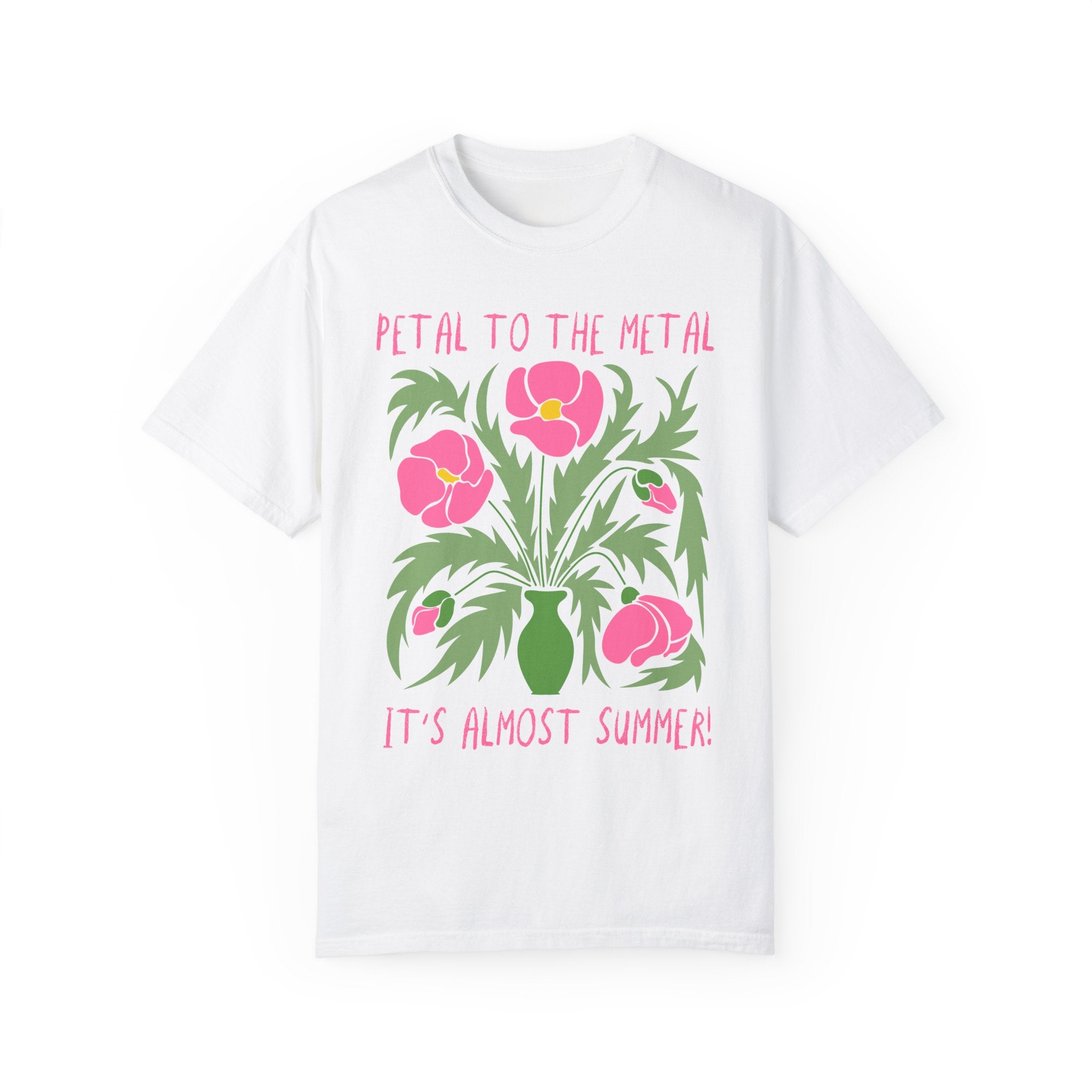 Floral Last Day of School Tee Shirt with Funny Saying, Last Week of School Almost Summer T-Shirt with Flowers, School Counselor or Librarian - Opal and June