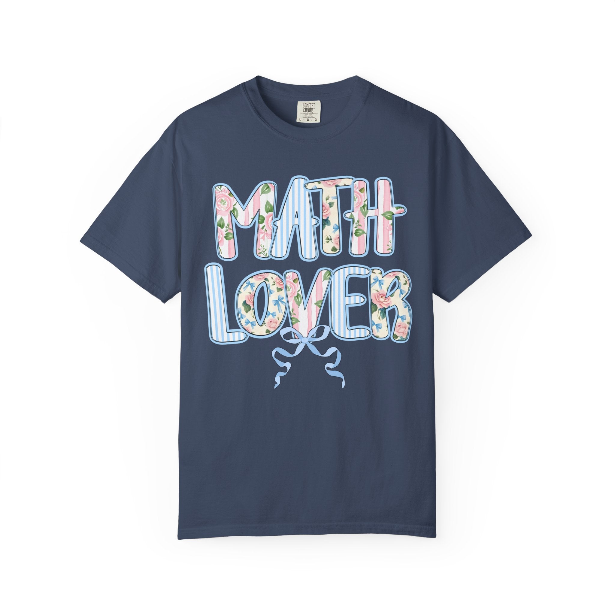 Floral Math Teacher Tee - Opal and June