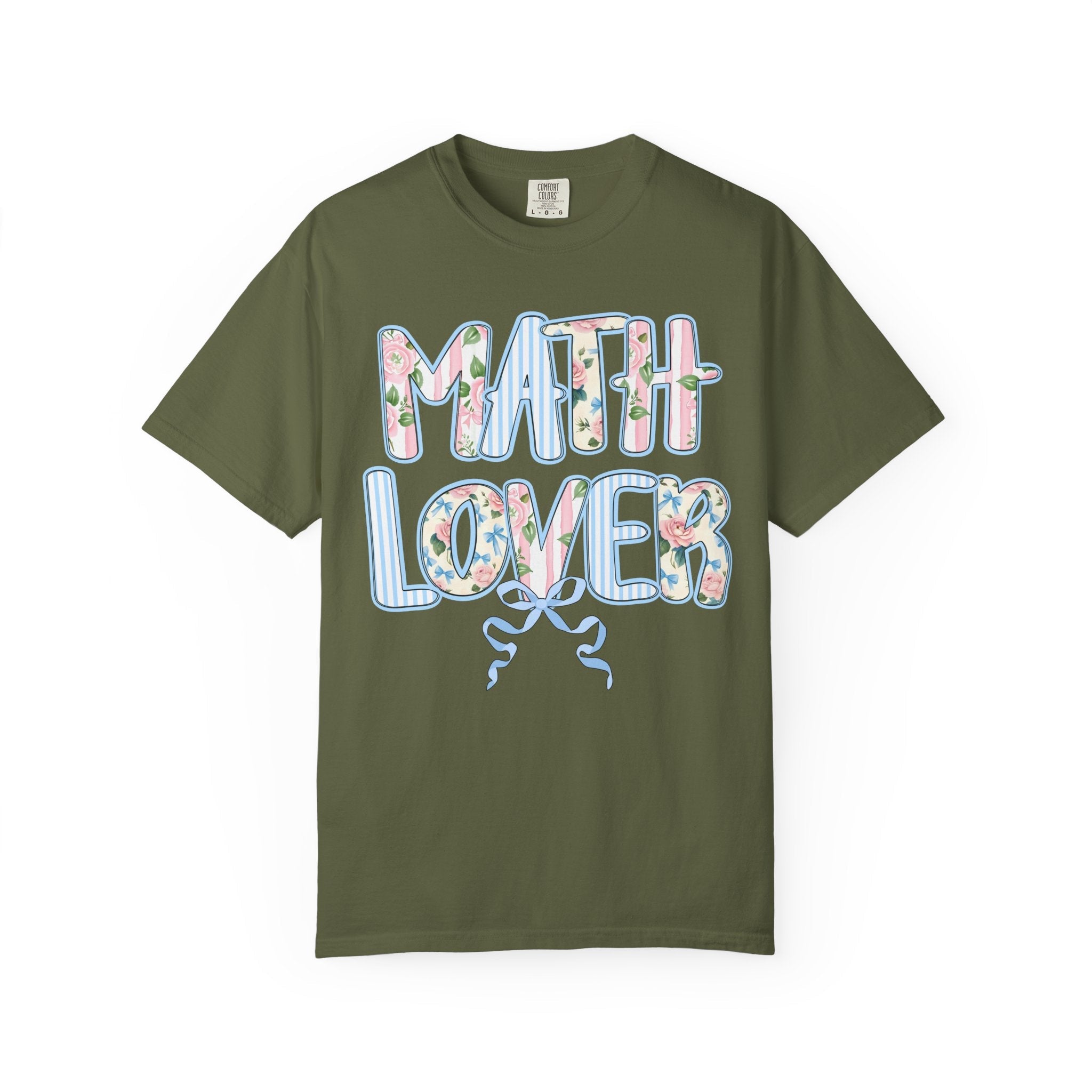 Floral Math Teacher Tee - Opal and June