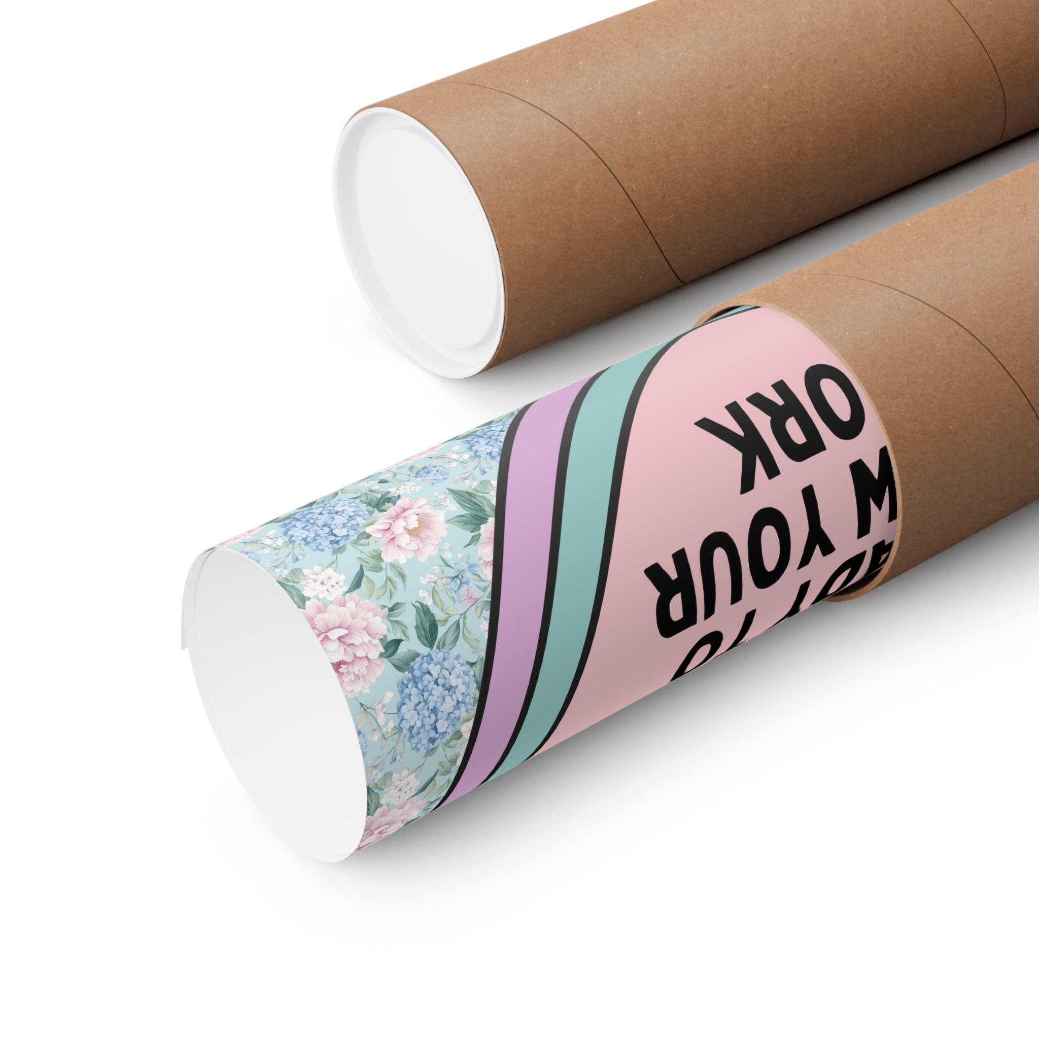 Floral Math Teacher Tee Poster, Colorful Heart: Show Your Work, Funny Middle School Math Teacher, High School Math Teacher, Elementary Math - Opal and June