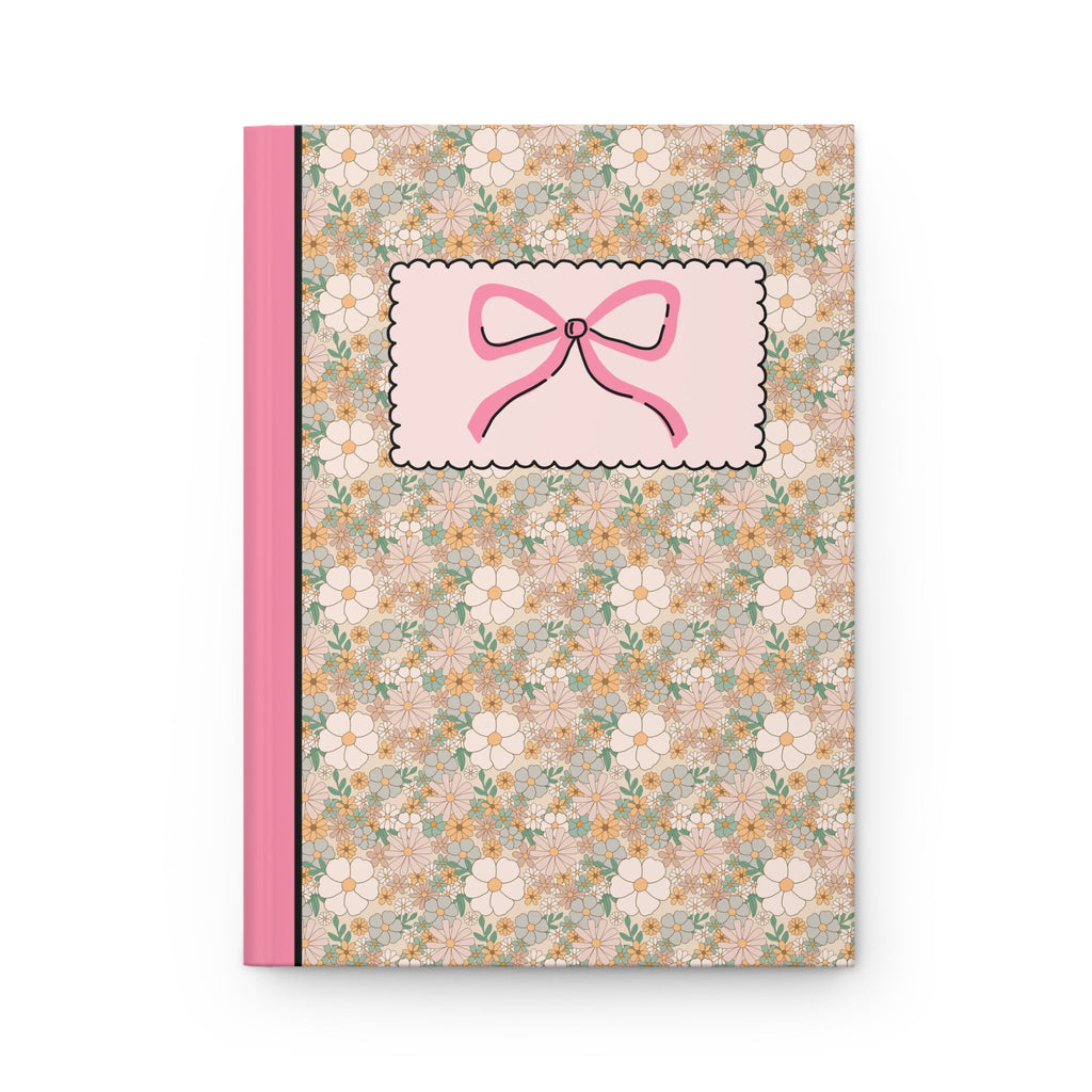 Floral Notebook with Bow - Opal and June