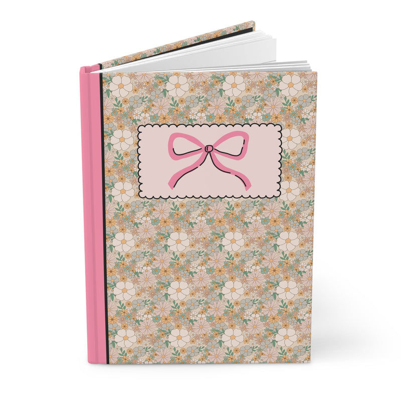 Floral Notebook with Bow - Opal and June