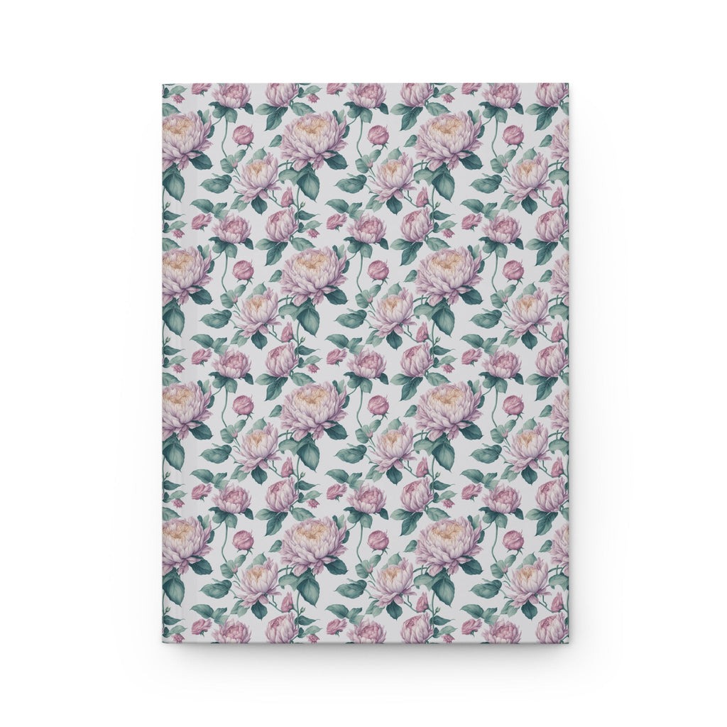 Floral Notebook with Vintage Flower Wallpaper Aesthetic: Cute Grandma Style Journal - Opal and June