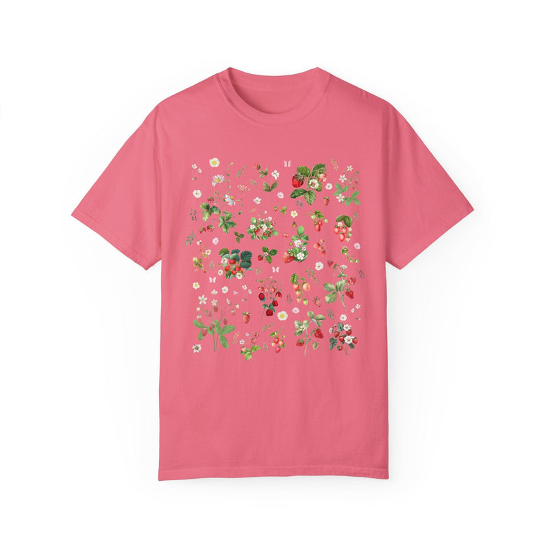 Floral Straweberry T-Shirt for Gardner - Opal and June