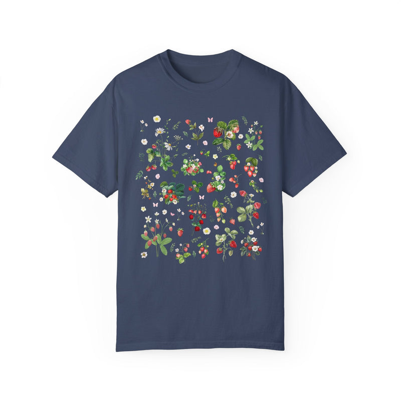 Floral Straweberry T-Shirt for Gardner - Opal and June