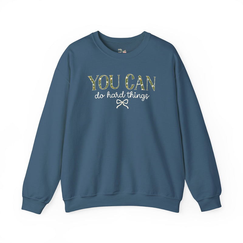Floral Testing Day Sweatshirt for Third Grade Teacher, You Can Do Hard Things Teacher Crewneck for First Grade Crew or Second Grade Team - Opal and June