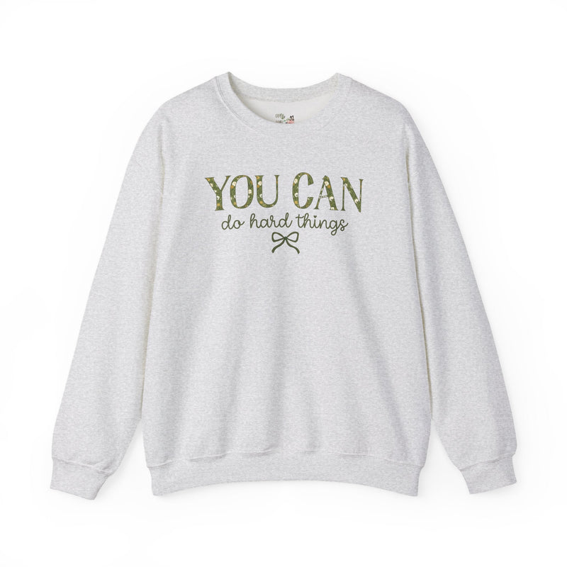 Floral Testing Day Sweatshirt for Third Grade Teacher, You Can Do Hard Things Teacher Crewneck for First Grade Crew or Second Grade Team - Opal and June