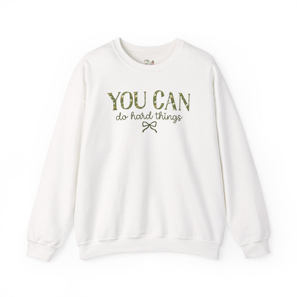 Floral Testing Day Sweatshirt for Third Grade Teacher, You Can Do Hard Things Teacher Crewneck for First Grade Crew or Second Grade Team - Opal and June