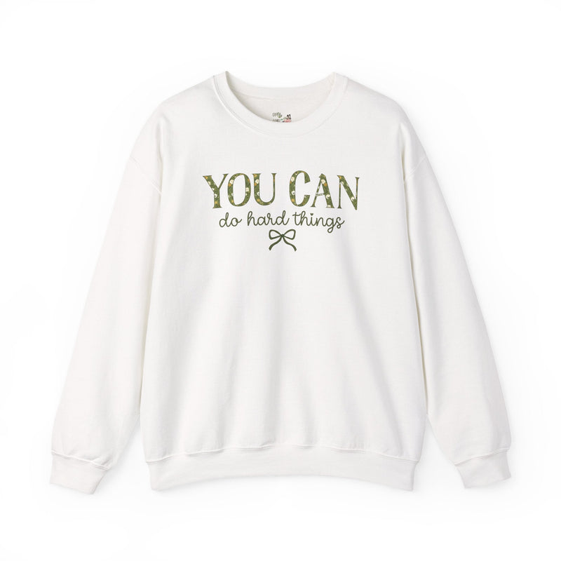 Floral Testing Day Sweatshirt for Third Grade Teacher, You Can Do Hard Things Teacher Crewneck for First Grade Crew or Second Grade Team - Opal and June