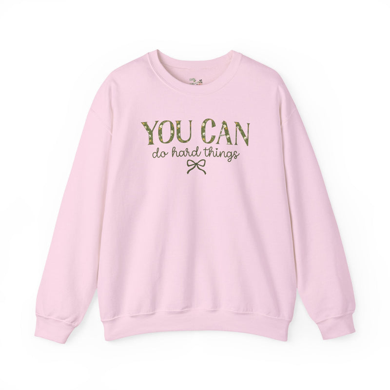 Floral Testing Day Sweatshirt for Third Grade Teacher, You Can Do Hard Things Teacher Crewneck for First Grade Crew or Second Grade Team - Opal and June