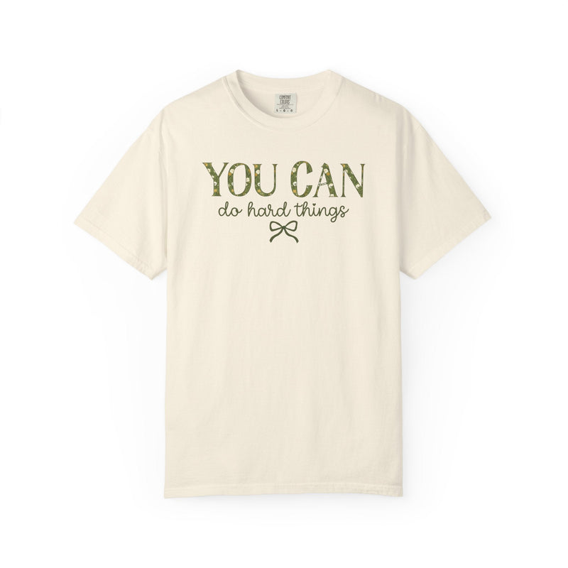 Floral Testing Day Tee Shirt for Third Grade Teacher, You Can Do Hard Things Teacher T-Shirt for First Grade Crew or Second Grade Team - Opal and June