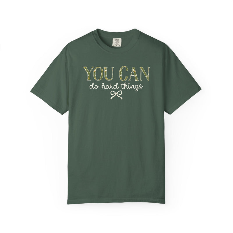 Floral Testing Day Tee Shirt for Third Grade Teacher, You Can Do Hard Things Teacher T-Shirt for First Grade Crew or Second Grade Team - Opal and June