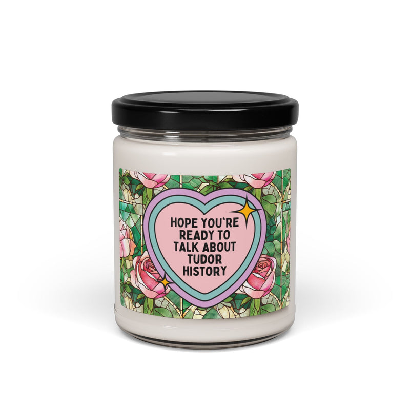 Floral Tudor History Candle - Opal and June