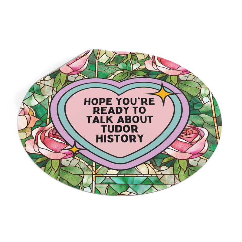 Floral Tudor History Sticker - Opal and June