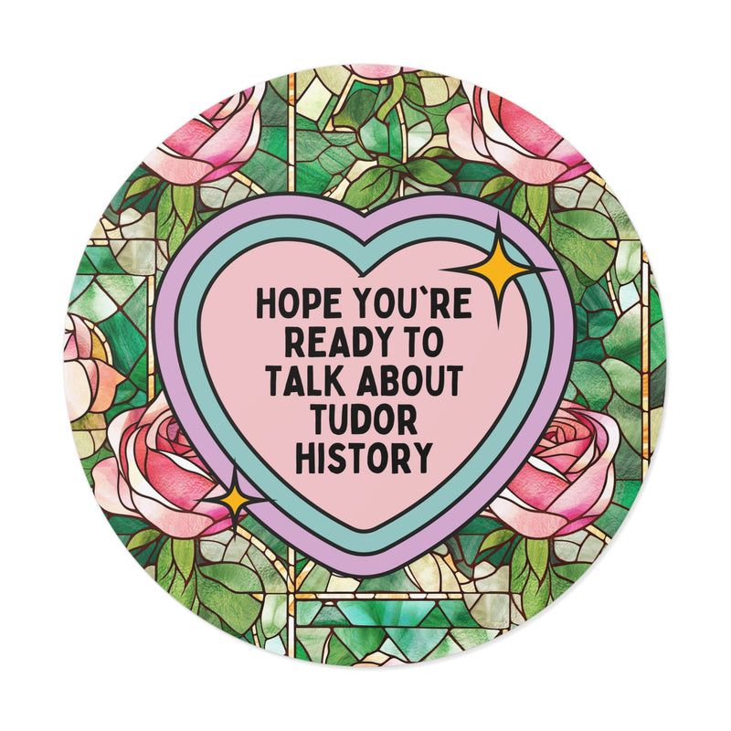 Floral Tudor History Sticker - Opal and June