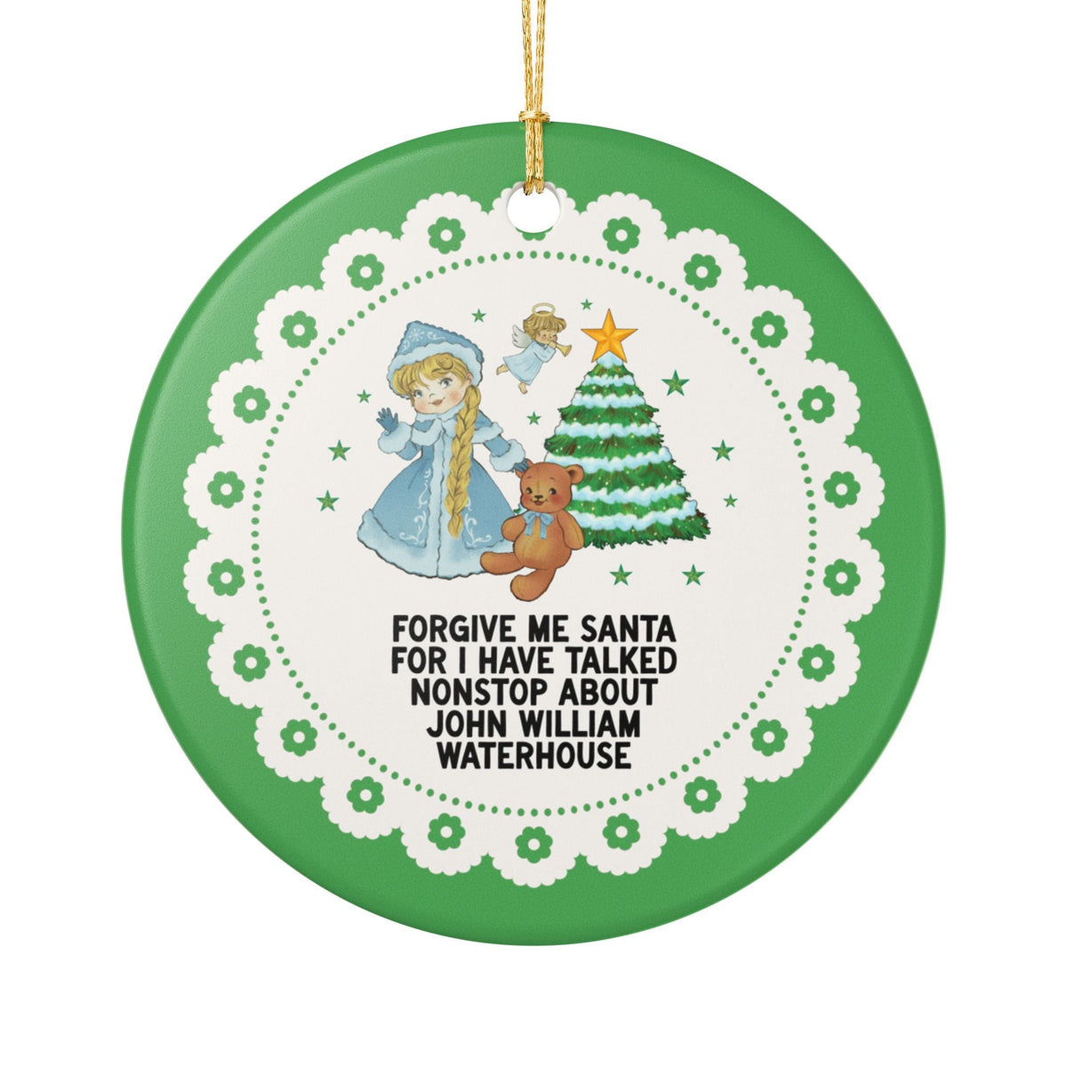Forgive Me Santa for I Talked Nonstop About John William Waterhouse - Opal and June