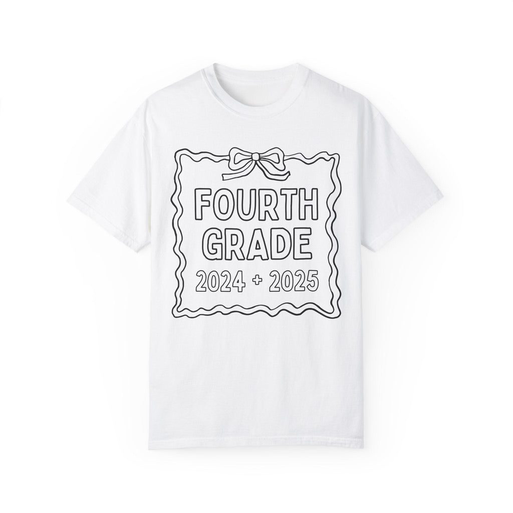 Fourth Grade Teacher Last Day of School Autograph Tee - Opal and June