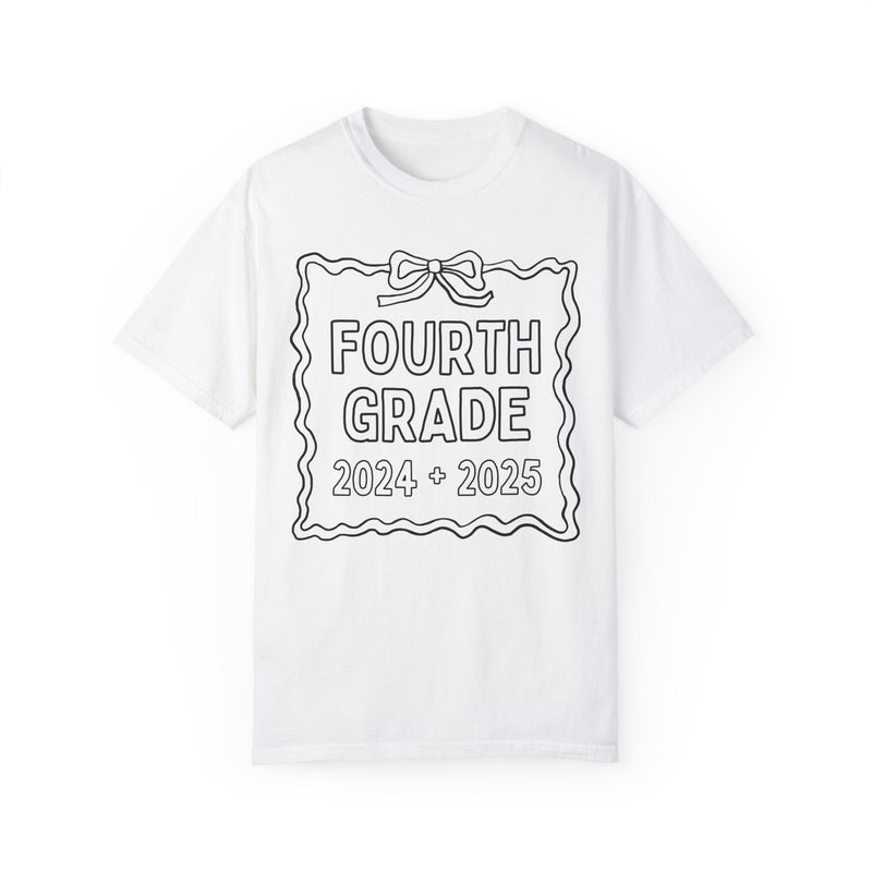 Fourth Grade Teacher Last Day of School Autograph Tee - Opal and June