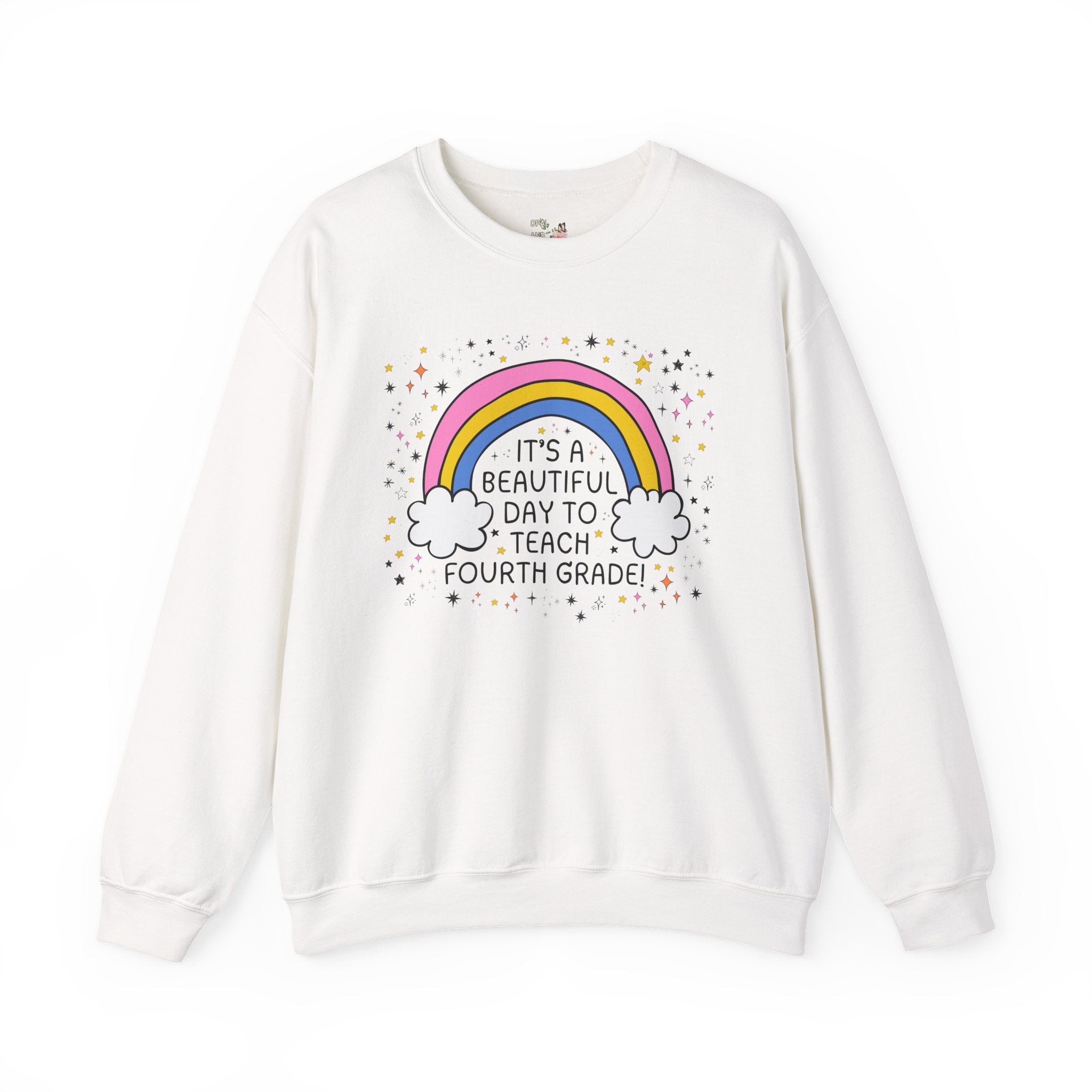Fourth Grade Teacher Sweatshirt, Fourth Grade Crew, Cute Early Childhood Education Major Gift for New Teaching Job, Matching 4th Grade Squad - Opal and June