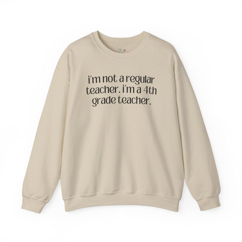 Fourth Grade Teacher Sweatshirt, Funny Saying, Silly Sarcastic Matching Teacher Shirt, First Day of School, Back to School New Teacher Gift - Opal and June
